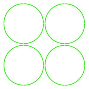 برچسب دور رینگ موتورسیکلت مهدیار طرح شبرنگ کد MD101 مجموعه 4 عددی