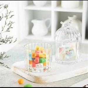قندان شیشه ای طرح پرنده