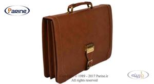 کیف اداری چرم صنعتی پارینه مدل P146-1 Parine P146-1 Leather Briefcase