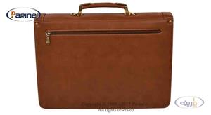 کیف اداری چرم صنعتی پارینه مدل P146-1 Parine P146-1 Leather Briefcase