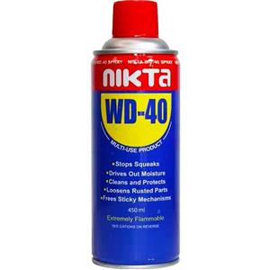 اسپری روان کننده نیکتا مدل wd-40 حجم 400 میلی لیتر