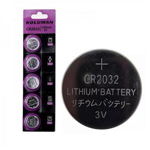 باتری سکه ای کلومن مدل CR2032 PMC بسته دو عددی