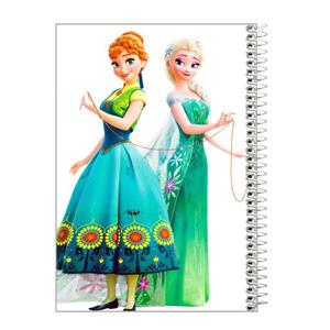 دفترچه یادداشت 40 برگ طرح السا و آنا کد iv3