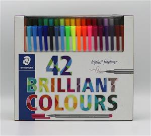 روان نویس 42 رنگ استدلر مدل Triplus Fineliner Brilliant Colours