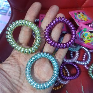 کش مو دخترانه مدل سیم تلفنی کد sh-2021