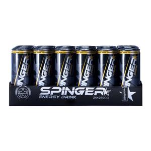 نوشیدنی انرژی زا اسپینگر - 250 میلی لیتر بسته 24 عددی