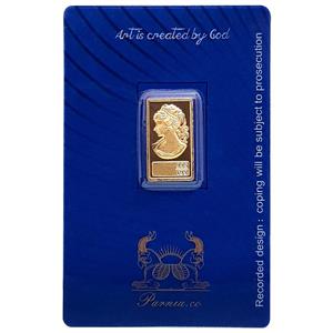 شمش طلا 24 عیار خانه سکه ایران طرح ونوس مدل T001 -