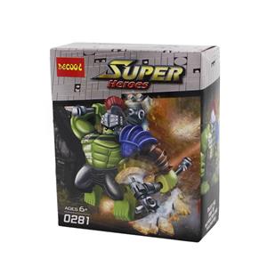 ساختنی دکول مدل هالک گادیاتور کد 0281 Decool Gladiator Hulk 0281 Building