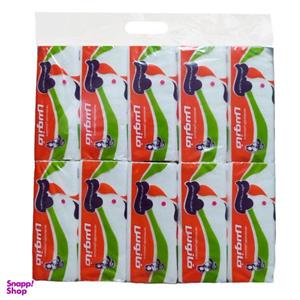 دستمال کاغذی 100 برگ فانوس مدل 01 بسته 10 عددی