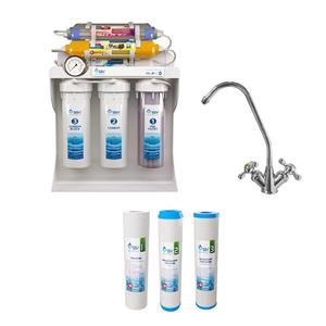 دستگاه تصفیه آب اس اس وی مدل 2W X1000 به همراه شیر تصفیه آب و فیلتر تصفیه آب کد 01 بسته 3 عددی