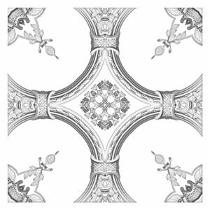 تایل سقفی آسمان مجازی مدل CP-17105 سایز 60x60 سانتیمتر بسته 8 عددی