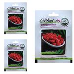 بذر گوجه چری زیتونی قرمز گلبرگ پامچال کد GPF-200 مجموعه 3 عددی