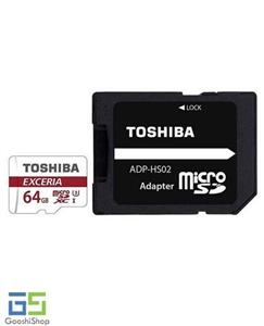 کارت حافظه MicroSDHC توشیبا مدل Exceria M302 کلاس 10 استاندارد UHS-I U3 سرعت 90MBps ظرفیت 64GB Toshiba Exceria M302 UHS-I U3 90 MBps SDHC 64 GB