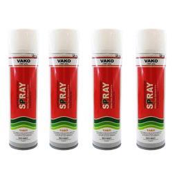 اسپری رنگ سفید واکو مدل 300ML حجم 1.200 لیتر بسته 4 عددی