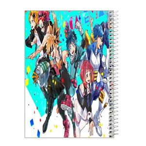 دفترچه یادداشت 40 برگ طرح انیمه مای هیرو آکادمی کد ix3