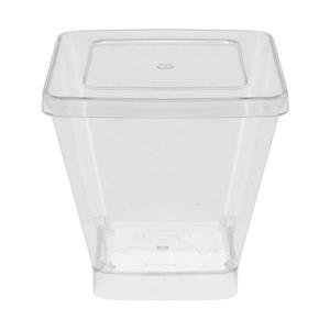 جام دسری چهارگوش آوش 300 سی سی کوشا پلاست