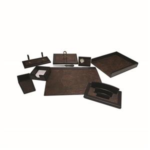 ست لوازم اداری رومیزی مدل baldleather مجموعه 9 عددی