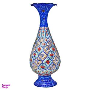 گلدان مسی مینا کاری شده گالری مند کد MN39