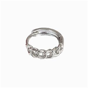 پیرسینگ گوش مدل زنجیری حلقه ای