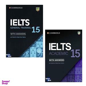 کتاب Cambridge IELTS 15 Academic_General اثر جمعی از نویسندگان انتشارات زبان مهر 2 جلدی