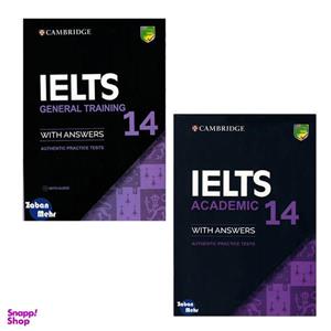 کتاب Cambridge IELTS 14 Academic_General اثر جمعی از نویسندگان انتشارات زبان مهر 2 جلدی