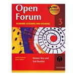 کتاب Open Forum 3 Academic Listening and Speaking اثر Janie Duncan And Amy Parker انتشارات الوندپویان