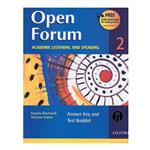 کتاب Open Forum 2 Academic Listening and Speaking اثر Angela Blackwell And Therese Naber انتشارات الوندپویان