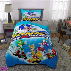 سرویس خواب راشا طرح Sonic یک نفره 3 تکه