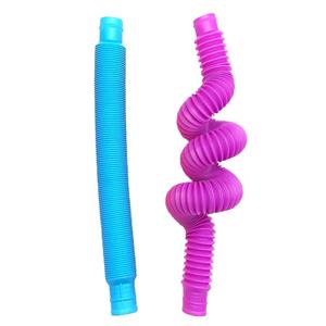 فیجت ضد استرس دنیای سرگرمی های کمیاب مدل پاپ تیوب طرح لوله فنری کشی کد DSK-A285 مجموعه 2 عددی