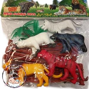 فیگور مدل حیوانات جنگل مجموعه 6 عددی