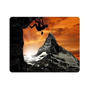 ماوس پد اطلس آبی طرح کوهنوردی و کوه مدل T1058