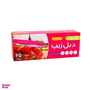 کیسه زیپ دار بادوک مدل S3 بسته 25 عددی