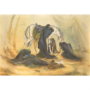تابلو شاسی مدل اسب امام حسین ذوالجناح T2883