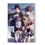 دفترچه یادداشت 40برگ طرح انیمه Attack on Titan حمله به تایتان it11