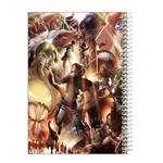 دفترچه یادداشت 40برگ طرح انیمه Attack on Titan حمله به تایتان it12