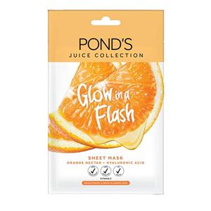 ماسک صورت پوندز سری GLOW IN A FLASH مدل پرتقال وزن 20 گرم