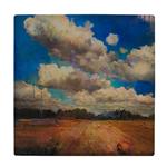 کاشی کارنیلا طرح نقاشی مزرعه و آسمان ابری کد wkk1700