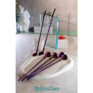 نی شربت خوری مدل LK-6 بسته 6 عددی