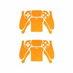 MAHOOT Matte-Orange Sticker for PS5 Controller Pack of 2