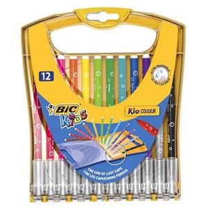 ماژیک رنگ آمیزی 12 رنگ بیک مدل Kid Couleur