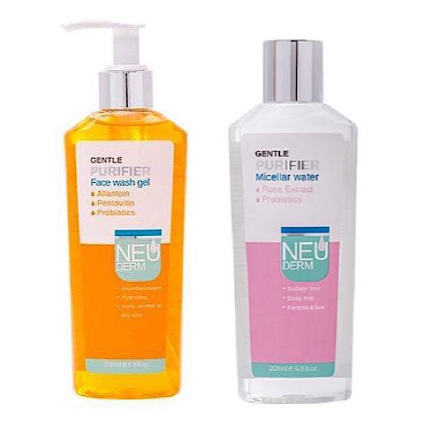 ژل شستشوی پوست خشک و نرمال جنتل پیوریفایر نئودرم 200 میل ||