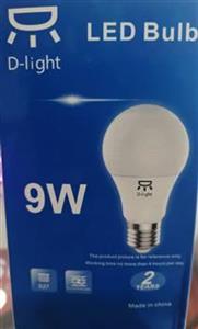 لامپ ال ای دی 9 وات حبابی دیلایت پایه E27 بسته 5 عددی Delight Lamp Bulb 9W LED Lamp E27 5 Pcs