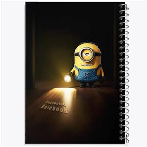 دفتر مشق 50 برگ مدل مینیون کد 50 Minions به همراه مداد
