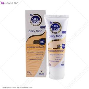 SunSense Daily Face Cream 75gr انواع پوست کرم روزمره صورت سان سنس وزن گرم 