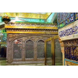 تابلو شاسی مدل حرم علی بن موسی رضا کد T5061