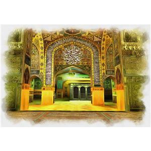 تابلو شاسی مدل بارگاه علی بن موسی رضا کد T5058