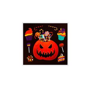 استیکر تزئینی موبایل و تبلت ماسا دیزاین مدل  stkv03706 طرح halloween