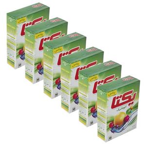 پودر ماشین لباسشویی یکتا مدل new plus وزن 500 گرم بسته 6 عددی 