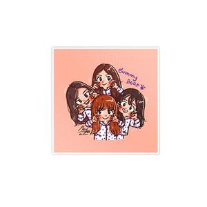 استیکر تزئینی موبایل و تبلت ماسا دیزاین مدل   stkv0400 طرح black pink