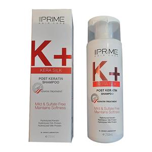 شامپو ملایم موهای کراتینه شده K+ پریم